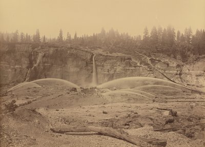Malakoff Diggins, North Bloomfield, Nevada County, 1871 by Carleton Emmons Watkins