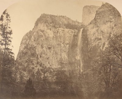 Pohono, Bridal Veil, 900 Feet, Yosemite by Carleton Emmons Watkins