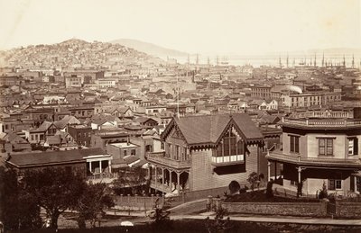 San Francisco, from Rincon Hill, 1864, printed ca. 1876 by Carleton Emmons Watkins