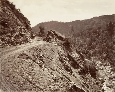 Sulphur Creek and Flume-road to Geysers by Carleton Emmons Watkins
