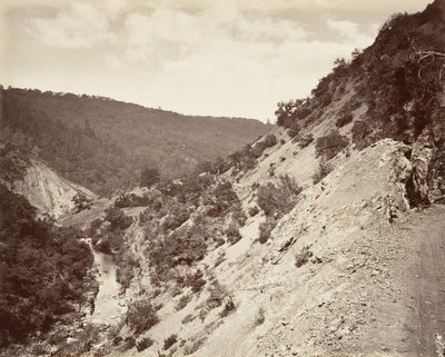 Sulphur Creek and Road to Geysers by Carleton Emmons Watkins