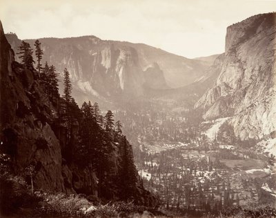 Yosemite Valley from Glacier Point, ca. 1872, printed ca. 1876 by Carleton Emmons Watkins