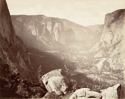 Yosemite Valley from Union Point by Carleton Emmons Watkins