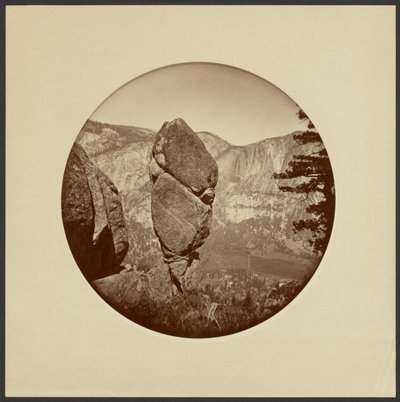 Agassiz Column, Yosemite by Carleton Watkins