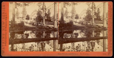 Casa Nevada and Cottage, Yosemite by Carleton Watkins