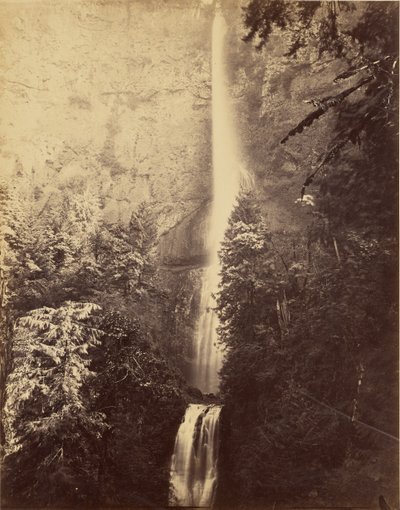 Cascades, Multnomah Falls by Carleton Watkins