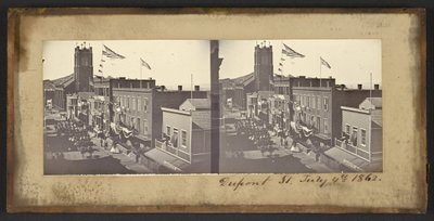 Dupont Street, July 4th, 1862 by Carleton Watkins