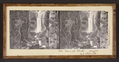 The Vernal Fall. 300 ft. Yosemite by Carleton Watkins