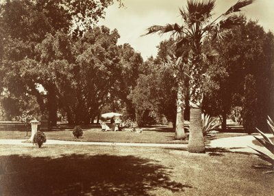 Thurlow Lodge - Tent and Family Group by Carleton Watkins