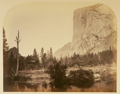 Tutucanula - El Capitan 3600 ft. Yosemite by Carleton Watkins
