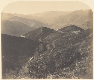 View from Mt. Josephine, looking North / View North by Carleton Watkins
