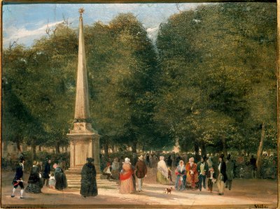 Flowers Feast for San Foca Celebration in Milan 20/04/1845 by Carlo Jotti
