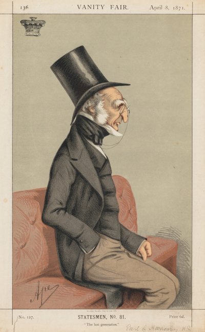 Vanity Fair: Statesman No. 81 "The Last Generation" by Carlo (Ape) Pellegrini