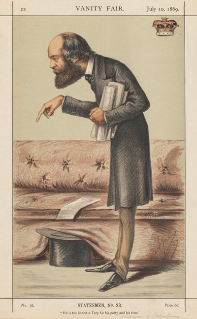 Vanity Fair: Statesman, No. 23 (1869) by Carlo