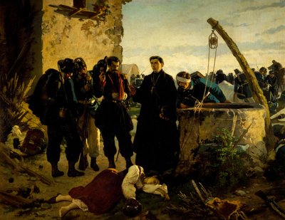 Anna Cuminello Found Dead Days After Battle of San Martino in 1859 by Carlo Ademollo