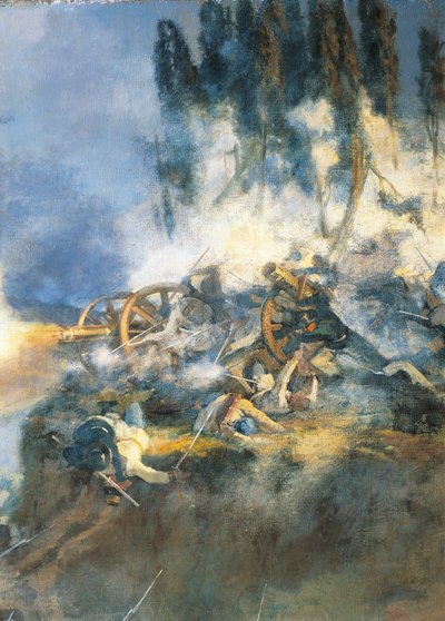 The Battle of San Martino, 24 June 1859 by Carlo Ademollo