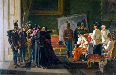 Ugo Bassi and his sister Carlotta in Villa Spada by Carlo Ademollo
