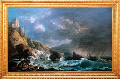 Shipwreck in Rocky Inlet by Carlo Bonaria or Bonavia