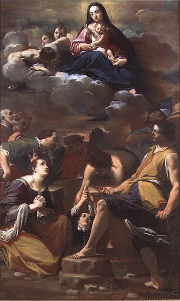 Miracle of the Virgin of Carmelo by Carlo Bononi