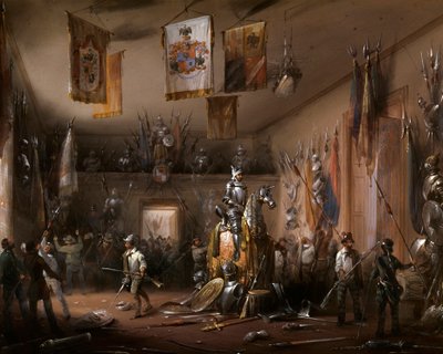 Risorgimento: The Five Days of Milan (18-22 March 1848) by Carlo Bossoli