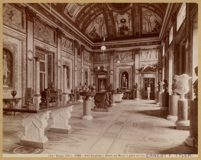 Rome - Villa Borghese - Museum Hall on the Ground Floor by Carlo Brogi