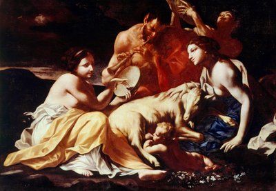 The Childhood of Jupiter by Carlo Cignani