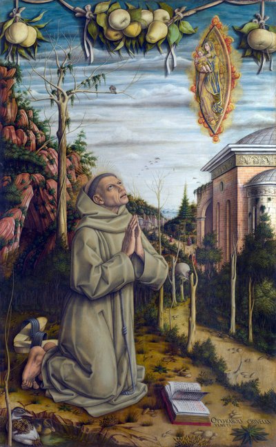 The Vision of Blessed Gabriel by Carlo Crivelli