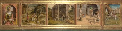Predella of La Madonna della Rondine (The Madonna of the Swallow) by Carlo Crivelli