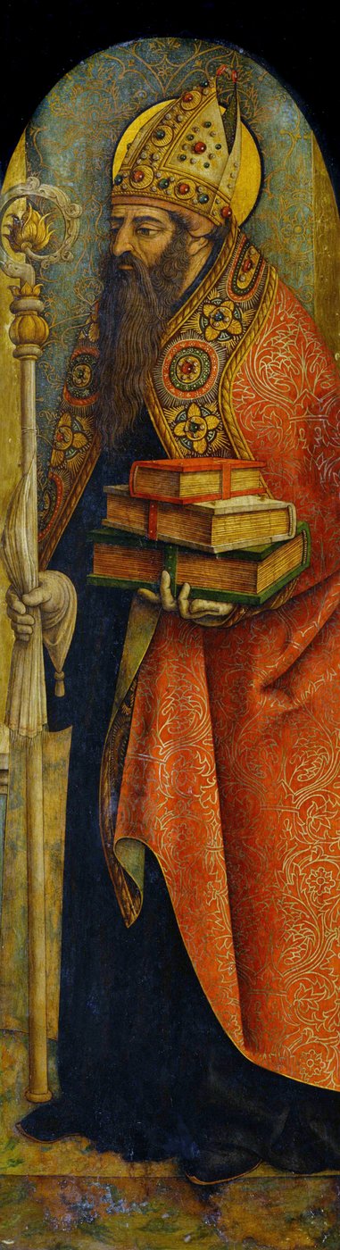 Representation of Saint Augustine of Hippo by Carlo Crivelli