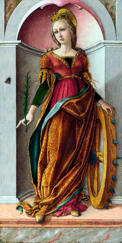 Saint Catherine of Alexandria (ca 1492) by Carlo Crivelli