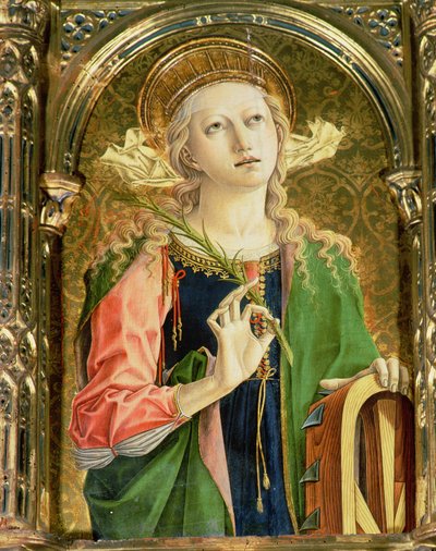 St. Catherine of Alexandria (detail of the Sant
