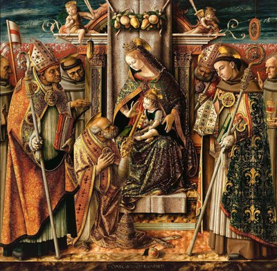 The Delivery of the Keys by Carlo Crivelli