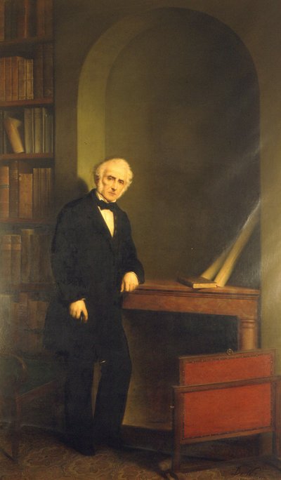 Portrait of Alessandro Manzoni by Carlo De Notaris
