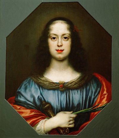 Portrait of Vittoria della Rovere 1622-1694 as Saint Catherine, 1640s by Carlo Dolci