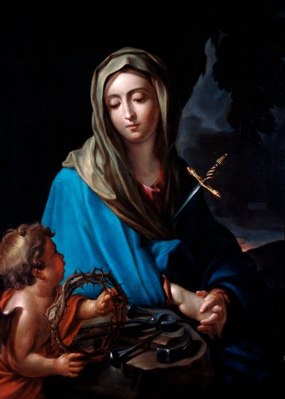 Virgin of Pain by Carlo Dolci