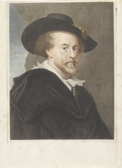 Portrait of Artist Peter Paul Rubens (Portraits of Artists) by Carlo Gregori (attributed to)