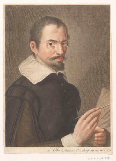 Portrait of Artist Francesco Bassano II (Portraits of Artists) by Carlo Gregori
