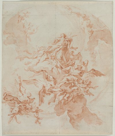 The Assumption of the Virgin, c1754 by Carlo Innocenzo Carlone