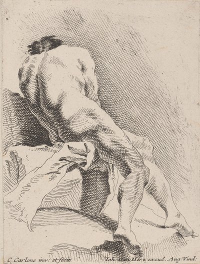 Academic Study, Seen from the Back by Carlo Innocenzo Carloni