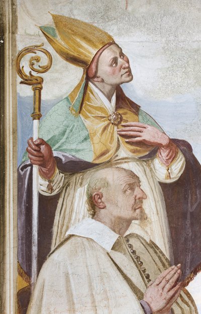 Coronation of the Virgin (detail) by Carlo Innocenzo Carloni