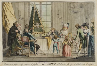 The Family, from the Portfolio Games, Entertainments, and Annual Celebrations that Are Customary in Tuscany and Especially in Florence by Carlo Lasinio
