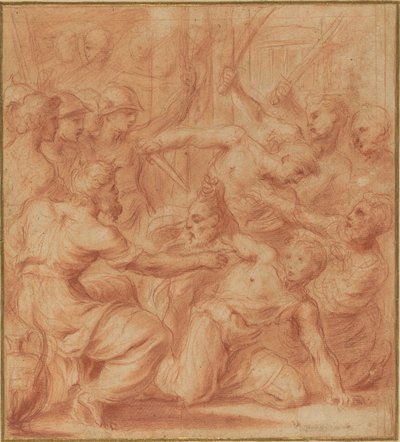 David Offering the Head of Goliath to King Saul by Carlo Maratta