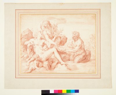 A Triton Bringing Gifts to Venus by Carlo Maratta or Maratti