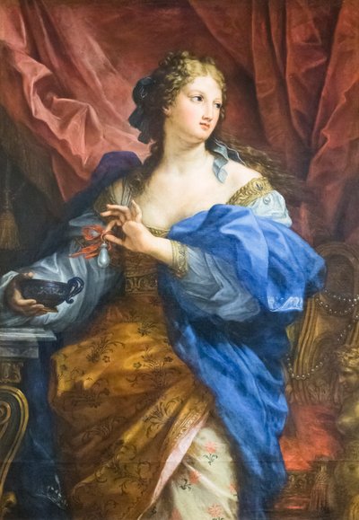 Cleopatra Dissolves a Pearl in a Cup of Wine by Carlo Maratta or Maratti