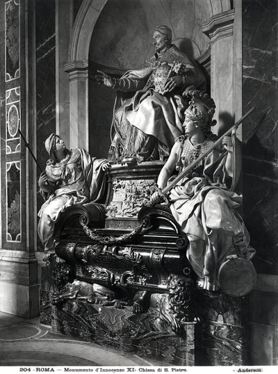 Monument to Pope Innocent XI (c.1697, marble) by Carlo Maratta or Maratti