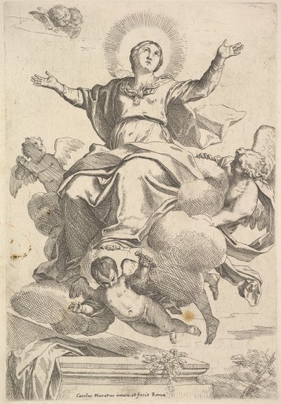 The Assumption of the Virgin by Carlo Maratta or Maratti