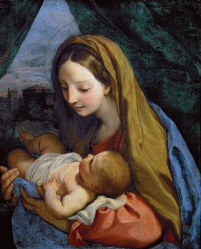 Virgin and Child by Carlo Maratta or Maratti