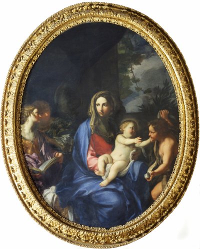 Virgin with Child and Saint John by Carlo Maratta or Maratti