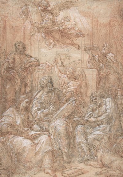 Allegory of the Old and New Dispensations by Carlo Maratti