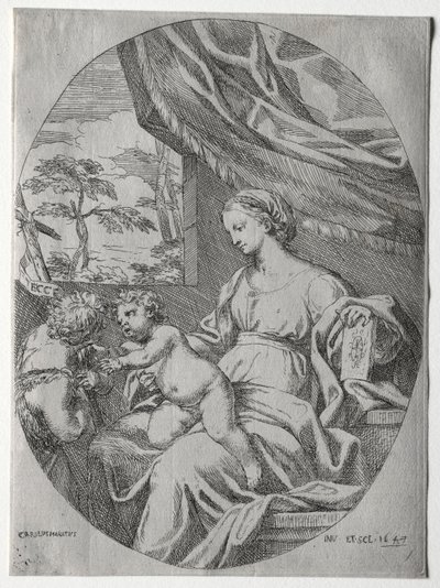 Virgin and Child with the Infant St. John by Carlo Maratta or Maratti